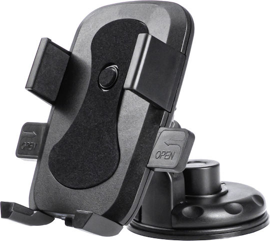 AMiO Car Mobile Mount 6.4" - 10.5" with Adjustable Hooks Black