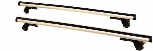 Hermes Aluminum Car Roof Bars 110cm for Ford Focus C-Max Set with Roof Rack Legs Silver