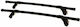 Hermes Car Roof Bars Metallic 110cm for Citroen Jumpy 4D Set with Roof Rack Legs Black