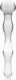 Ibiza Glasdildo Transparent 18cm