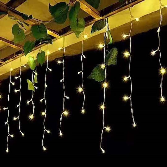 Lumini LED 3 m x 50 cm Alb Cald, Tip Ploaie