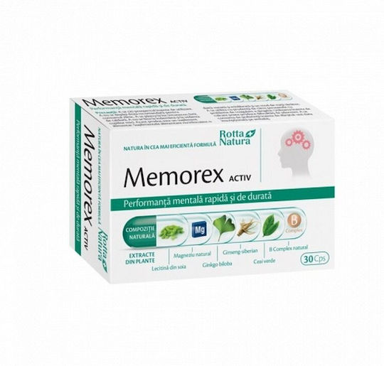 Rotta Natura 40mg Supliment Pentru Memorie și Concentrare 30 Capsule