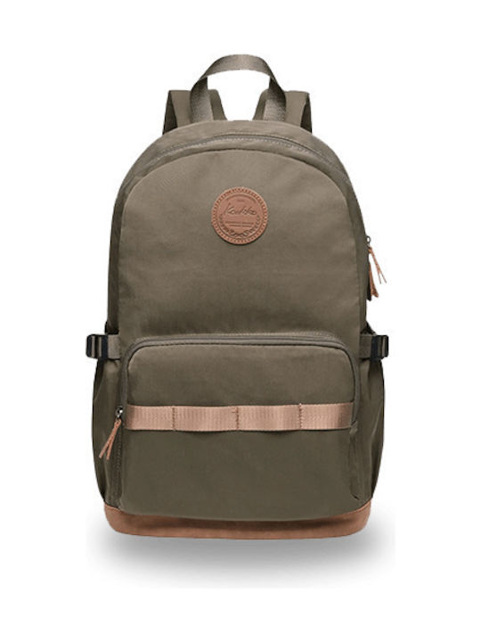 Kaukko Stoff Rucksack Grün 17.6Es