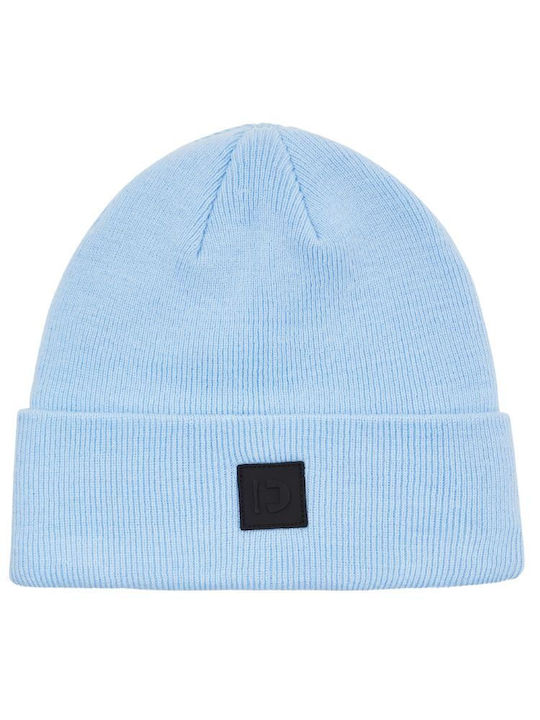 Knitted Beanie Cap Light Blue