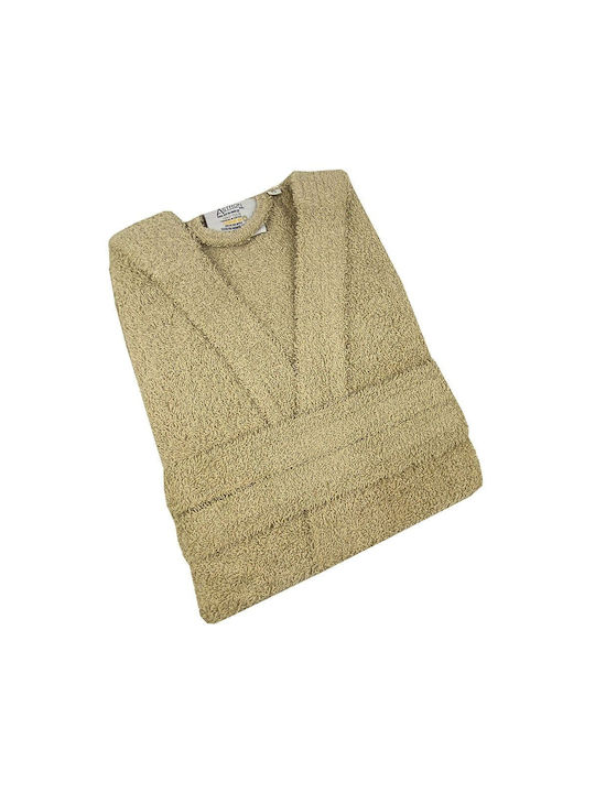 Astron Italy Μπουρνούζι με Κουκούλα Beige 450gr/m²