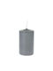 Iliadis Decorative Candle Gray 7x12cm 2pcs