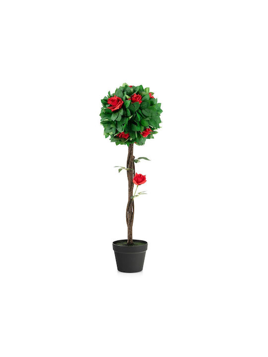 Costway Artificial Plant in Pot Green 94cm 1pcs