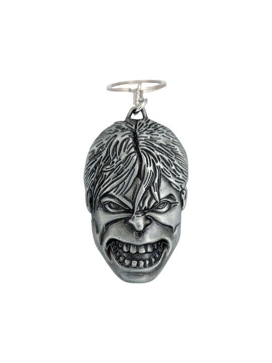 Keychain Πρόσωπο Του Hul Metallic Silver