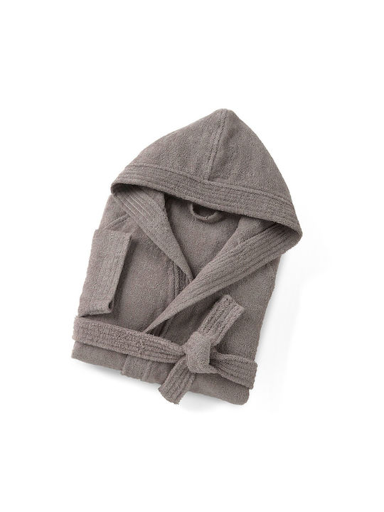 Joli Μπουρνούζι με Κουκούλα Grey Camel