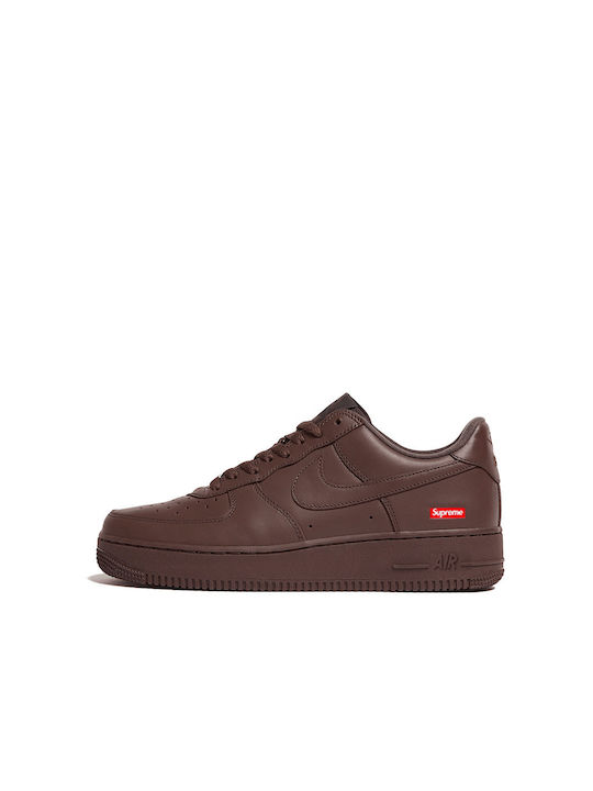 Nike Air Force 1 Supreme Ανδρικά Sneakers Baroque Brown