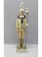 Iliadis Nutcracker de Crăciun Auriu din Polirosină Înălțime 27cm.