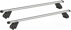 HAKR Aluminum Roof Bars for Audi A6 (with Roof Rack Legs) Silver