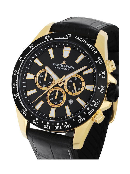 Jacques Lemans Liverpool Uhr Chronograph Batter...