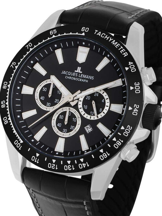 Jacques Lemans Liverpool Ανδρικό Ρολόι 48mm Χρο...