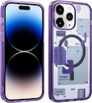 Spigen Ultra Hybrid Zero Back Cover Silicone Transparent Purple (iPhone 13)