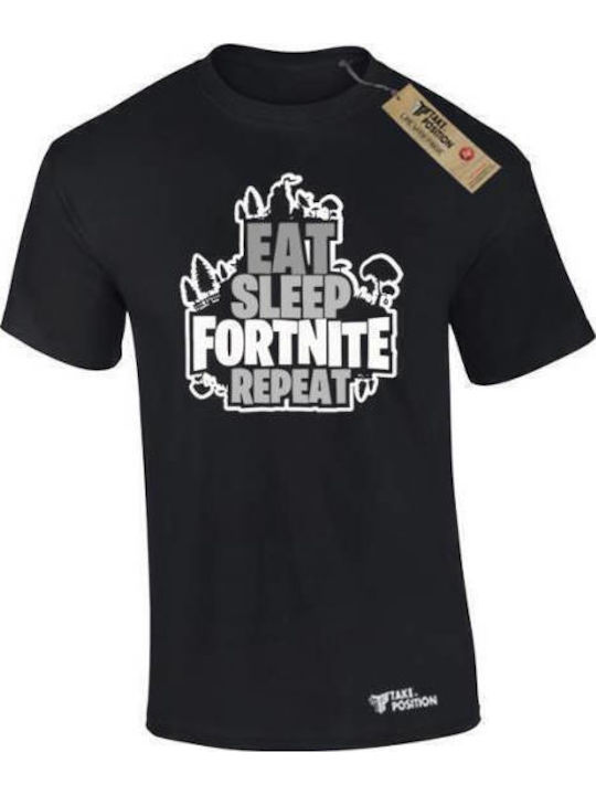 Takeposition Rashguard Fortnite Neagră Din bumbac