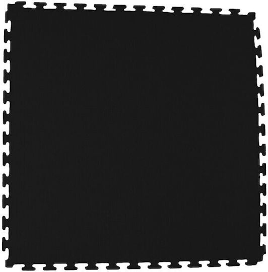JK Fitness Gym Floor Puzzle Mat Black 4pcs 62x62x1cm