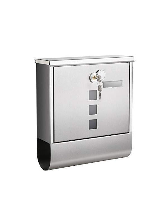 Songmics Outdoor Mailbox Metallic in Gray Color...