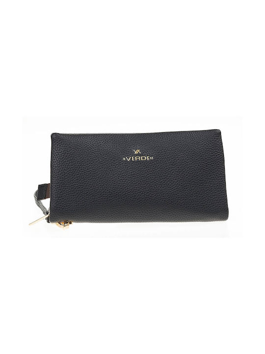 Verde Large Women's Wallet Black