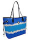 La tour Eiffel Women's Bag Shoulder Blue