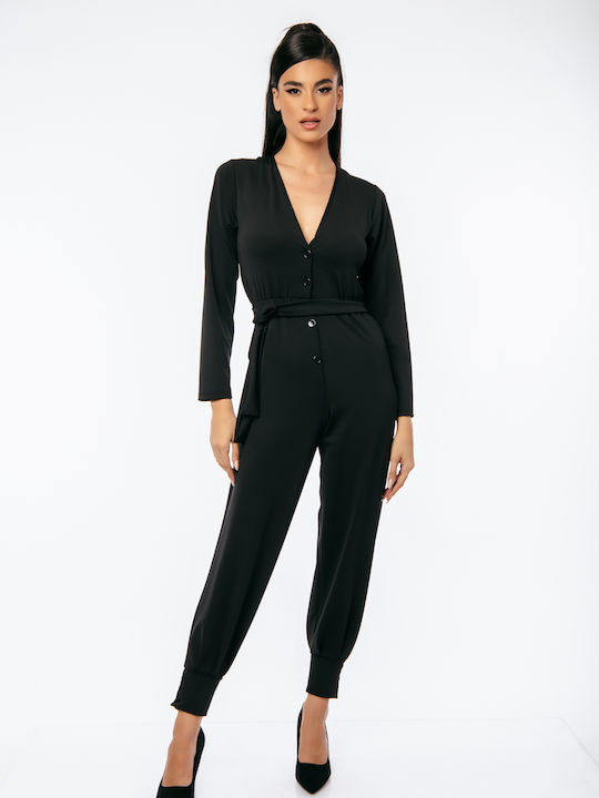 Dress Up Women's One-piece Suit BLACK