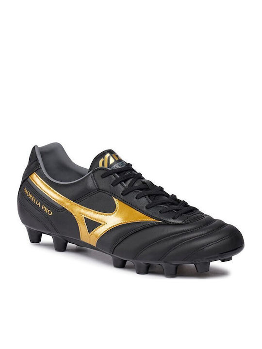 Mizuno Morelia Ii Pro Ποδοσφαιρικά Παπούτσια με Τάπες FG Μαύρα