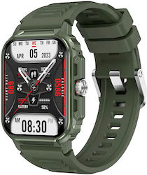 Microwear Y1 Smartwatch με Παλμογράφο (Army Green)