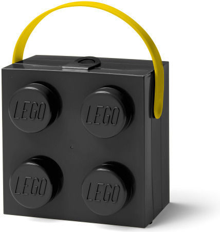 LEGO Box Plastic Kids' Food Container Black x x 11.7pcs