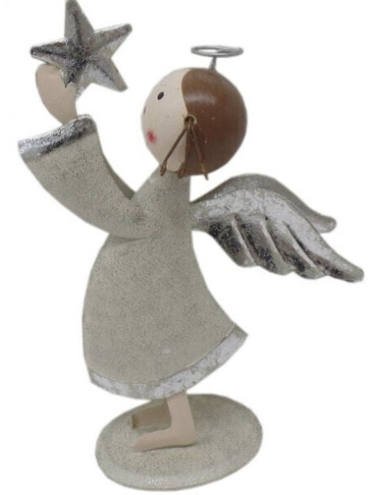 Etoile De Crăciun Metalică Figurină Înălțime 18cm.