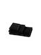 Marwa Bath Towel Set 3pcs Black Weight 550gr/m²