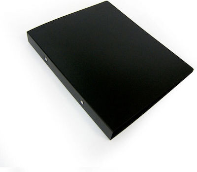 Clipboard with 2 Rings for Paper B5 Black 1pcs