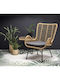 Scaun de exterior Rattan Ikaro Roz 69x58x93cm