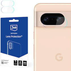 3MK Lens Протектор за камера Закалено стъкло Transparent за Google Pixel 8 5G.