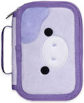 Jazwares Pencil Case with 2 Compartments Purple