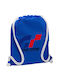 Koupakoupa Gran Turismo Τσάντα Πλάτης Γυμναστηρίου Μπλε