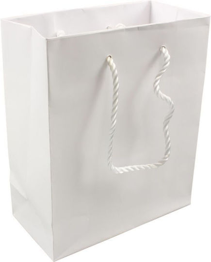 Saul Sadoch Tasche für Geschenke Weiß 12x18.5x7cm. 25Stück