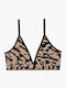 Minerva Teens Army Kids' Bralette Mocha/Black