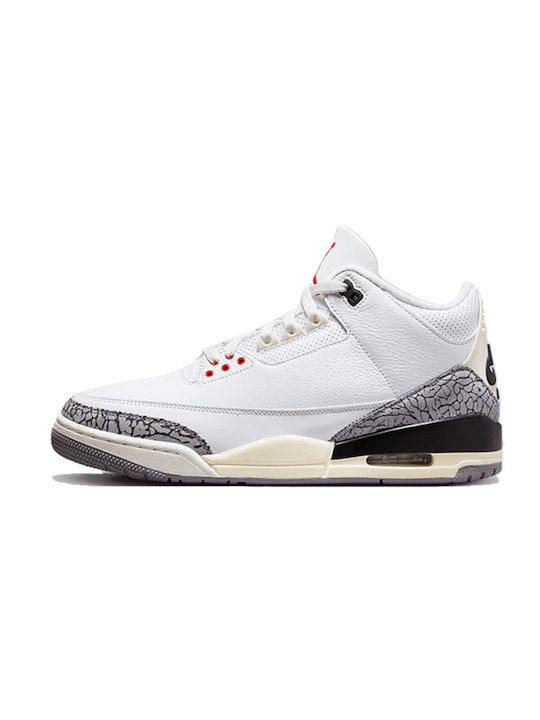 Jordan Air Jordan 3 Retro Bărbați Sneakers Summit White / Fire Red / Black / Cement Grey