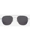 American Optical Original Pilot Sunglasses with Silver Gray Metal Frame and Gray Lens