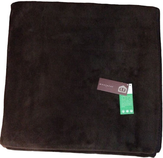 Manterol Casa Spanische Decke Samtig Übergröße 220x240cm Braun