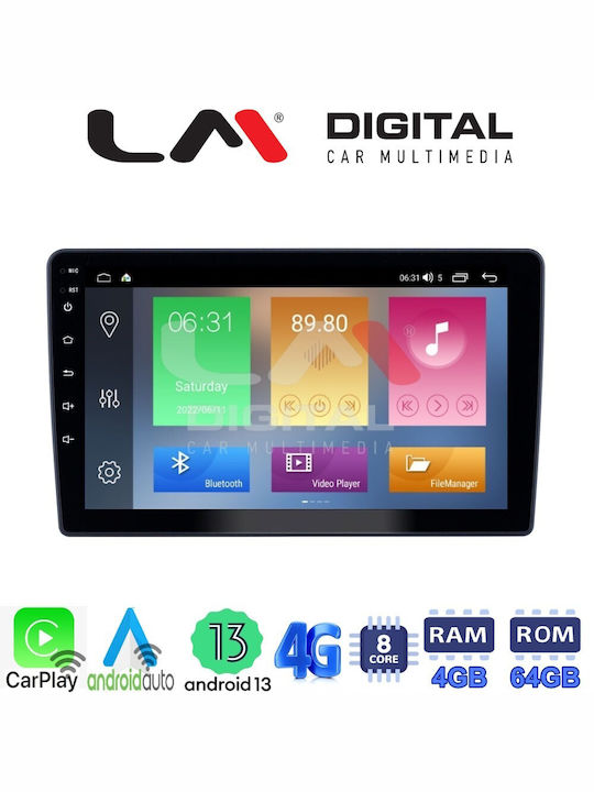 LM Digital Ηχοσύστημα Αυτοκινήτου Hummer H1 2010 > 2018 (Bluetooth/USB/WiFi/GPS/Apple-Carplay/Android-Auto) με Οθόνη Αφής 9"