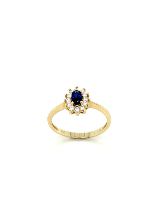 Drandakis Single Stone from Gold 14K