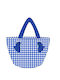 Noidinotte Stoff Strandtasche Blau