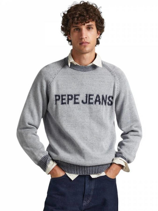 Pepe Jeans Stepney Herren Langarm-Pullover Grey