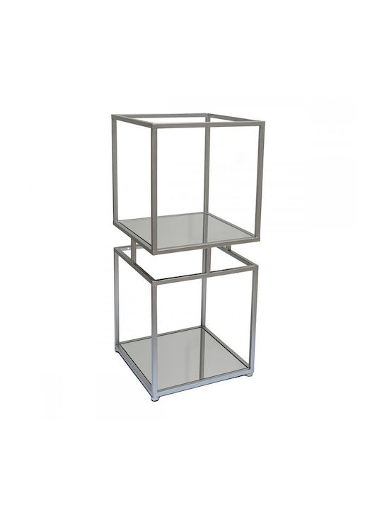 Shelf Floor 30x30x70cm Silver