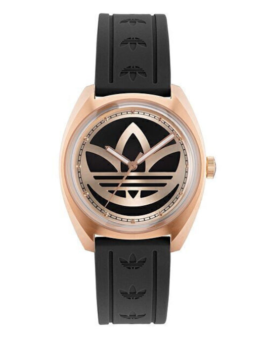 adidas Edition One Ανδρικό Ρολόι 39mm Μπαταρίας με Ροζ Καουτσούκ Λουράκι
