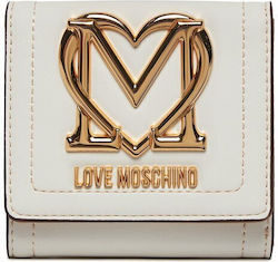 Moschino Γυναικείο Πορτοφόλι Καρτών Λευκό