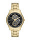 Armani Exchange Γυναικείο Ρολόι 42mm Μπαταρίας με Χρυσό Μεταλλικό Μπρασελέ