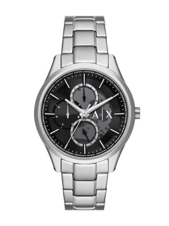 Armani Exchange Women's Watch Chronograph with Silver Metal Bracelet