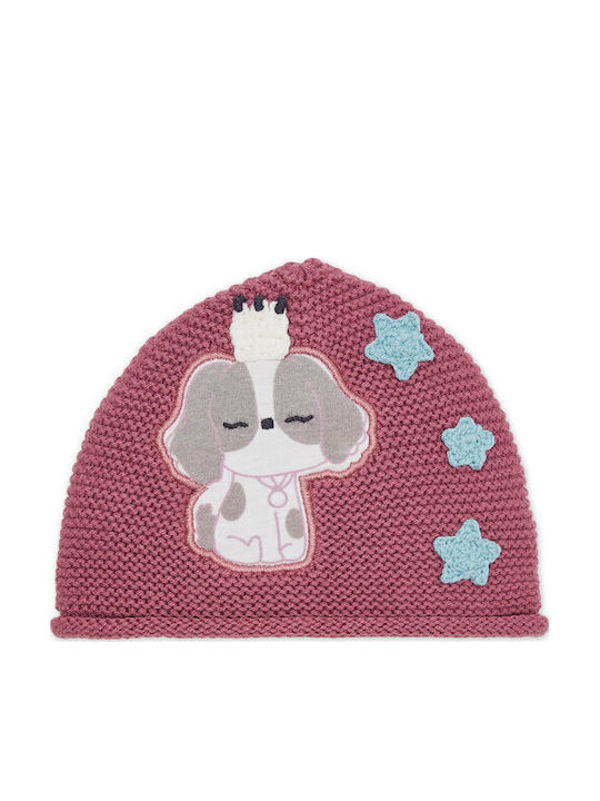 Benetton Kinder Mütze Gestrickt Rosa